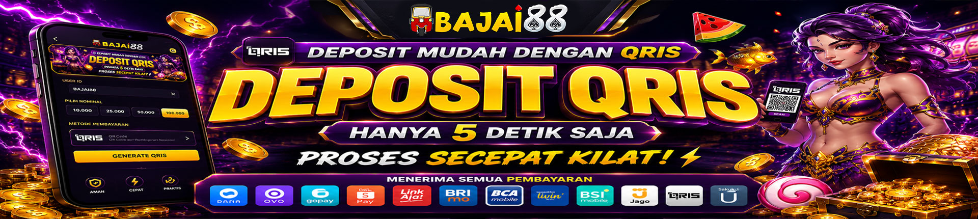 BAJAI88: Agen Situs Slot Gacor Online Terpercaya & Terlengkap Se-Asia